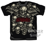 Tričko AVENGED SEVENFOLD pánske-Skulls