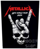 Nášivka METALLICA chrbtová-M72 World Tour Skull