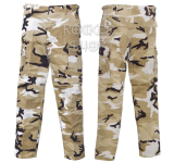 Nohavice pánske kapsáče-Beige Camo