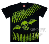 Tričko AVENGED SEVENFOLD pánske-Green Skull