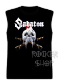 Tričko SABATON pánske-Skull/bez rukávov