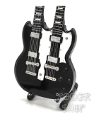 Mini gitara LED ZEPPELIN-Jimmy Page Gibson Doubleneck