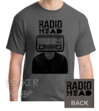 Tričko RADIOHEAD pánske-Radio Head/Grey