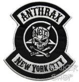 Nášivka ANTHRAX nažehľovacia-NYC