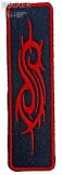 Nášivka SLIPKNOT nažehľovacia-Red Tribal Sigil