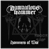 Nášivka DAMNATION'S HAMMER vyšívaná-Hammer Of War