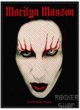 Nášivka MARILYN MANSON vyšívaná-Face