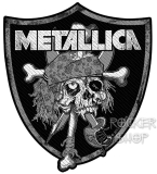 Nášivka METALLICA vyšívaná-Raiders Skull