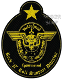 Nášivka MOTORHEAD vyšívaná-Support Division Cut-Out