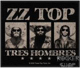 Nášivka ZZ TOP vyšívaná-Tres Hombres