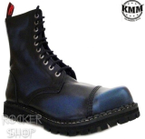 Topánky KMM 10D Black/Blue-10 dierkové