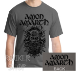 Tričko AMON AMARTH pánske-Viking/Grey