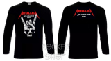 Tričko METALLICA pánske-M72 World Tour Skull/dlhý rukáv 