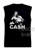 Tričko JOHNNY CASH pánske-Flip The Finger/bez rukávov