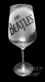 Pohár na víno BEATLES-Logo