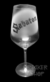 Pohár na víno SABATON-Logo