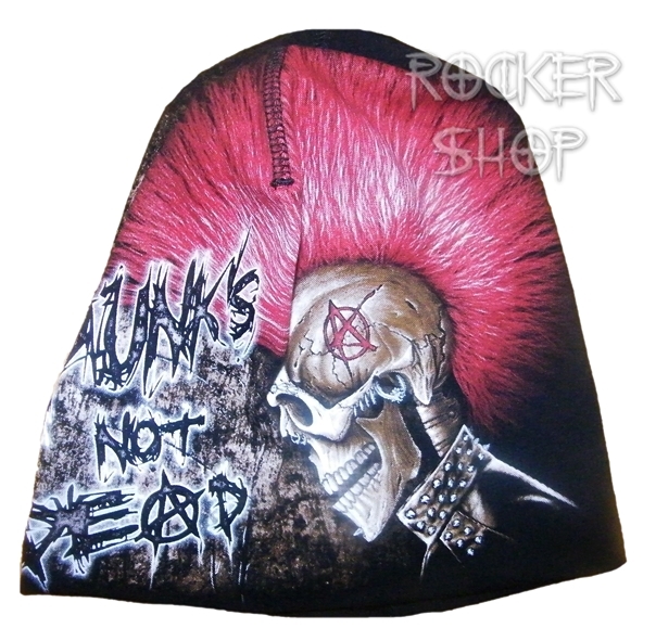 Čiapka PUNKS NOT DEAD-Skull