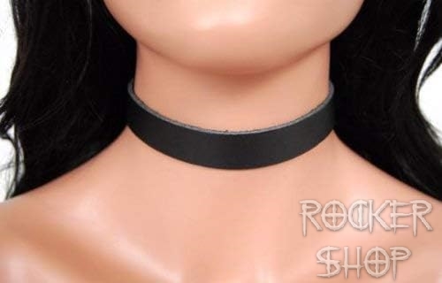 Náhrdelník CHOKER SIMPLE BLACK LEATHER