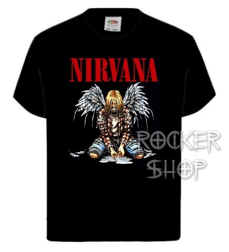 Tričko NIRVANA detské-Kurt Cobain Wings