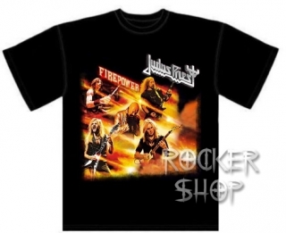 Tričko JUDAS PRIEST pánske-Firepower Band