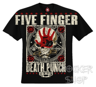 Tričko FIVE FINGER DEATH PUNCH pánske-Skull