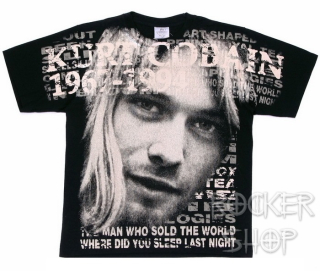 Tričko KURT COBAIN pánske-Man Who Sold The World