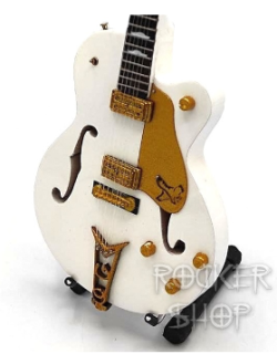 Mini gitara RED HOT CHILI PEPPERS-John Frusciante Gretsch White Falcon