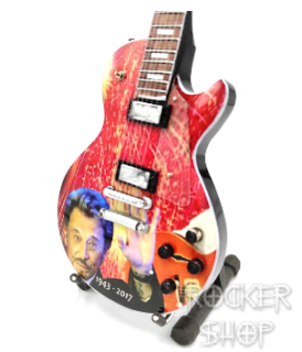 Mini gitara JOHNNY HALLYDAY-Gibson Las Paul Waving