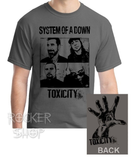 Tričko SYSTEM OF A DOWN pánske-Toxicity/Grey