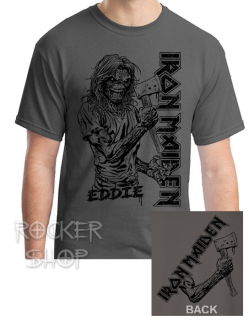 Tričko IRON MAIDEN pánske-Eddie/Grey