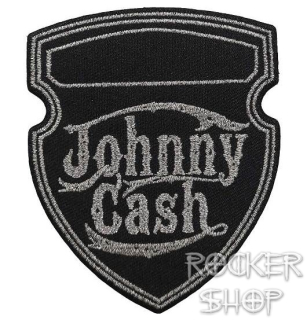 Nášivka JOHNNY CASH nažehľovacia-Metallic Shield