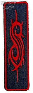 Nášivka SLIPKNOT nažehľovacia-Red Tribal Sigil