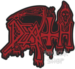 Nášivka DEATH vyšívaná-Logo Cut Out