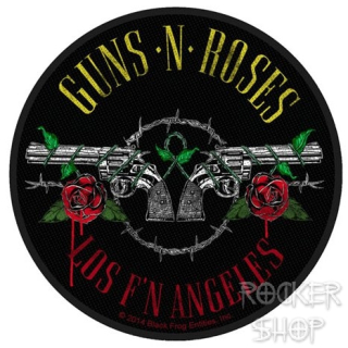 Nášivka GUNS N´ROSES vyšívaná-Los F'N Angeles 