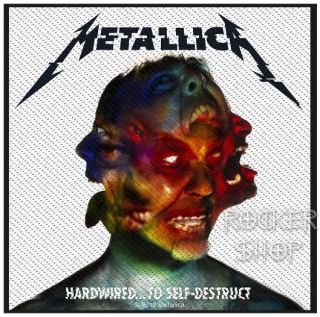 Nášivka METALLICA vyšívaná-Hardwired To Self Destruct