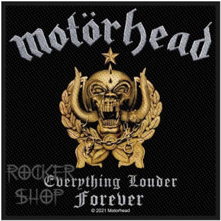 Nášivka MOTORHEAD vyšívaná-Everything Louder Forever 