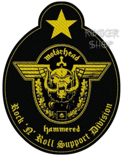 Nášivka MOTORHEAD vyšívaná-Support Division Cut-Out