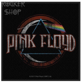 Nášivka PINK FLOYD vyšívaná-Distressed Dark Side Of The Moon