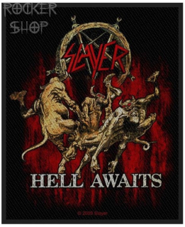 Nášivka SLAYER vyšívaná-Hell Awaits