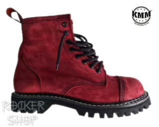 Topánky KMM 8D Crazy Red-8 dierkové