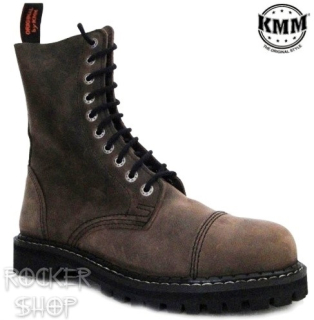 Topánky KMM 10D Olive-10 dierkové