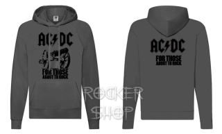 Mikina AC/DC pánska-For Those About To Rock/Grey