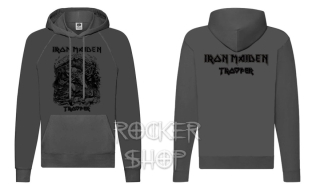 Mikina IRON MAIDEN pánska-Trooper/Grey