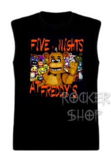 Tričko FIVE NIGHTS AT FREDDY´S pánske/bez rukávov