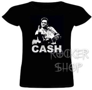 Tričko JOHNNY CASH dámske-Flip The Finger