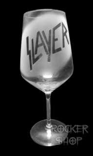 Pohár na víno SLAYER-Logo