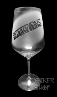 Pohár na víno SCORPIONS-Logo