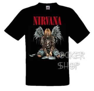 Tričko NIRVANA pánske-Kurt Cobain Wings